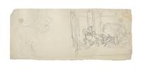 Farm Animal Studies: F older of Eighteen (18) Pencil Drawings