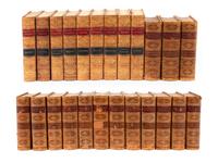 Waverley Novels, Sir Walter Scott; The Publishers Plate Renting Co., New York, 1871, 9 Volumes: and Cooper's Novels, James Fenimore Cooper; D. Appleton & Co., New York, 1883, 15 volumes