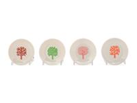 Set of Four Ashtrays Sterling China, USA