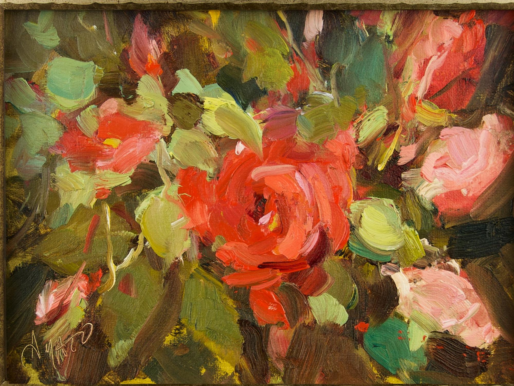 Roses In Bloom