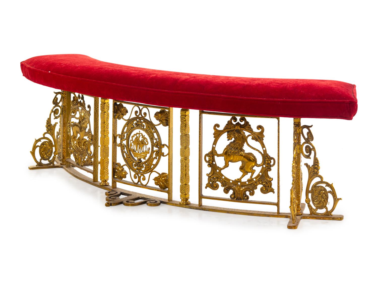 An English Neoclassical Brass Club Fender