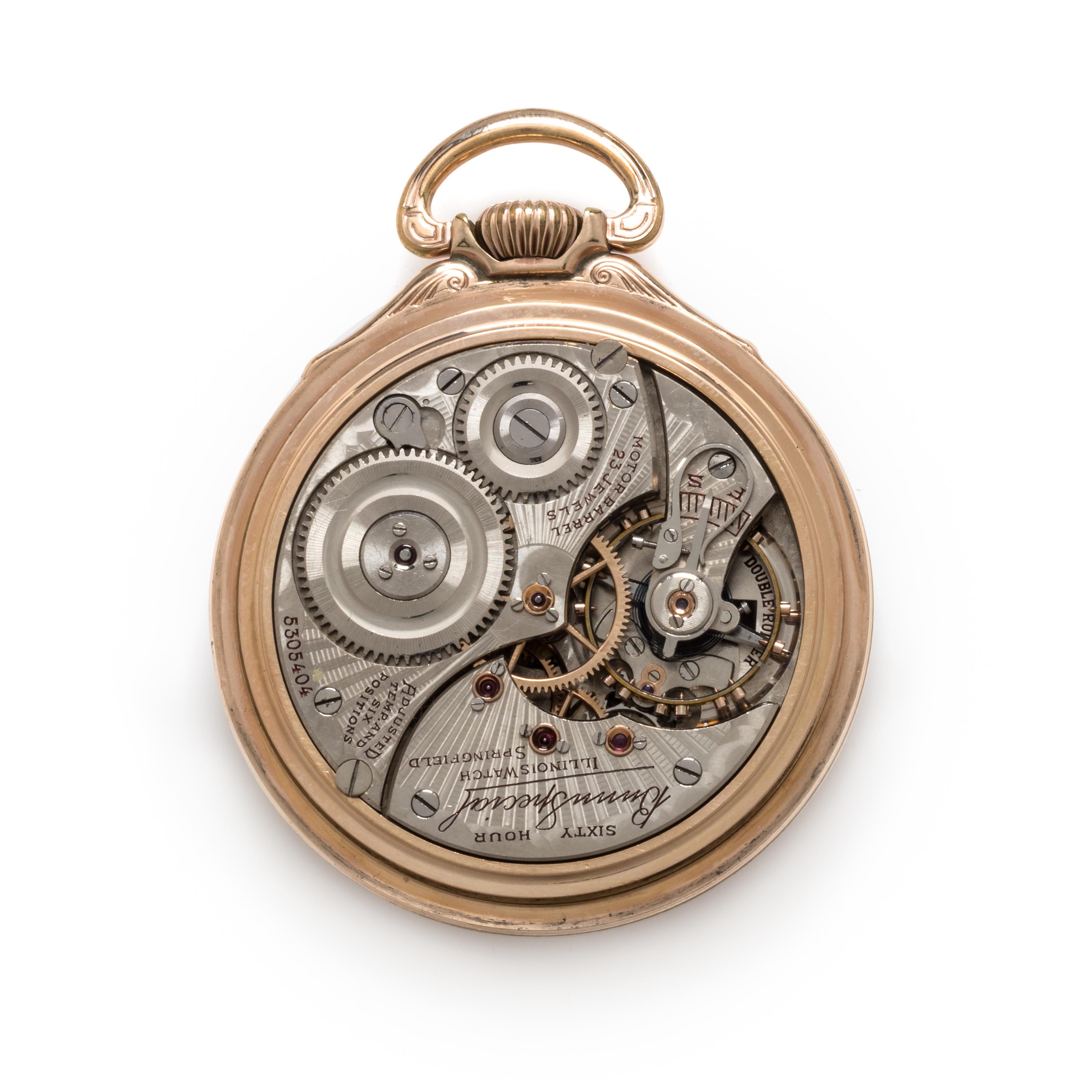Illinois, G.F. Open Face 'Bunn Special' Pocket Watch, Circa 1930