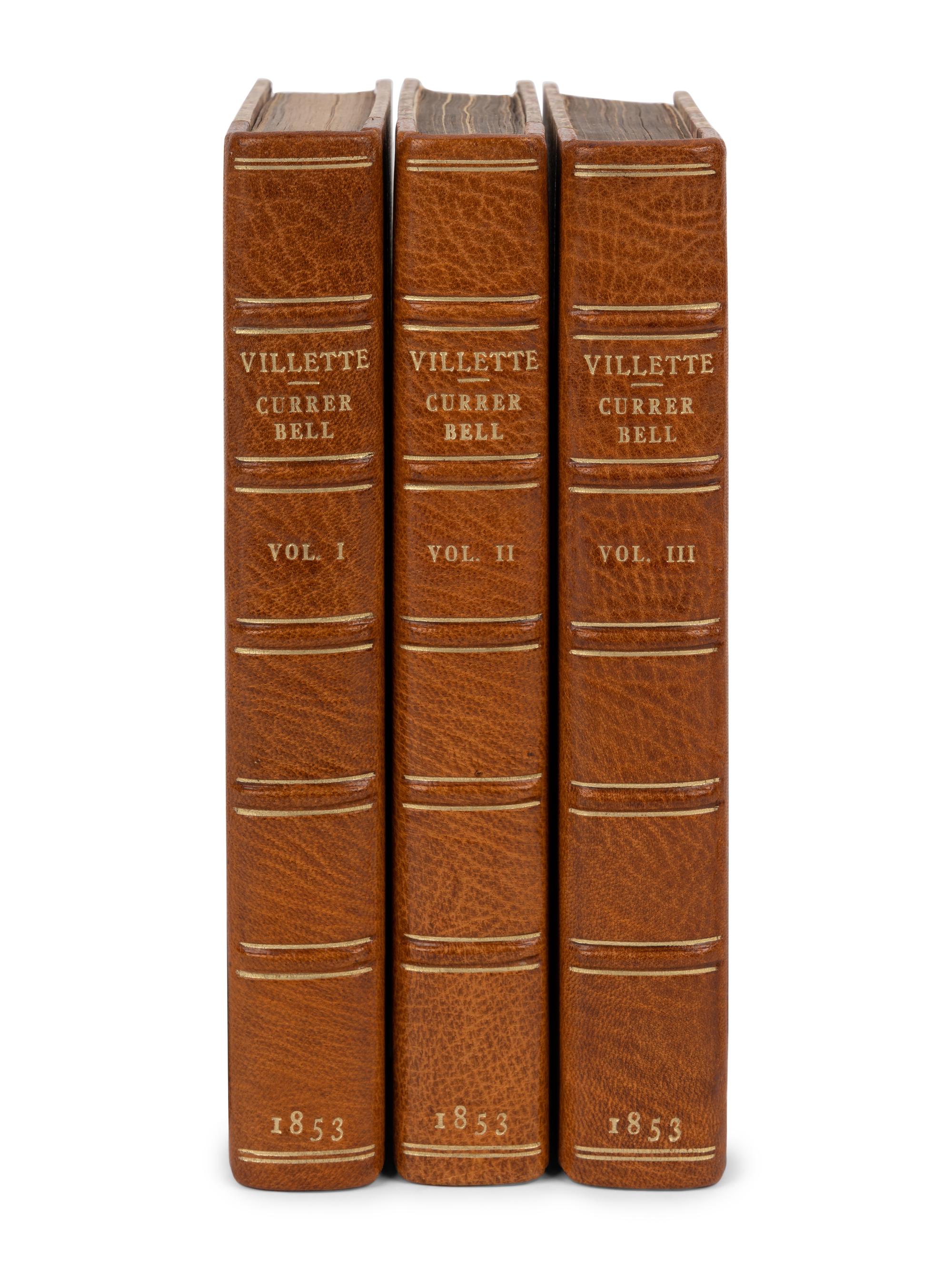 [BRONTE, Charlotte (1816-1855)]. Villette . London: Smith, Edler & Co., 1853.