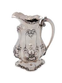 An American Silver Belle Opoque Style Pitcher — Redlich & Co., New York, NY, 20th Century