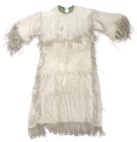 A Plains/ Plateau Area Buckskin Dress Length 53 1/2 x width 49 inches. — MID TO LATE 19TH CENTURY