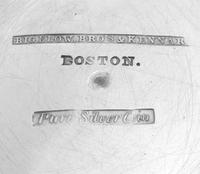 An American Coin Silver Footed Bowl, Bigelow Bros. & Kennard, Boston, MA, Mid-19th Century, the body engraved Sarah D. Thomas to Esther