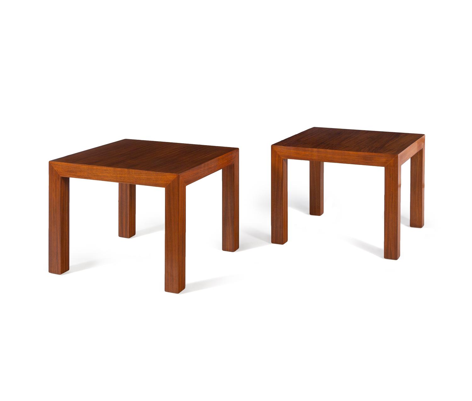 Pair of Custom 'Parsons' Occasional Tables, c. 1950s