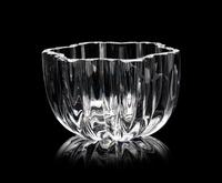 A Group of Six Orrefors and Kosta Glass Table Articles