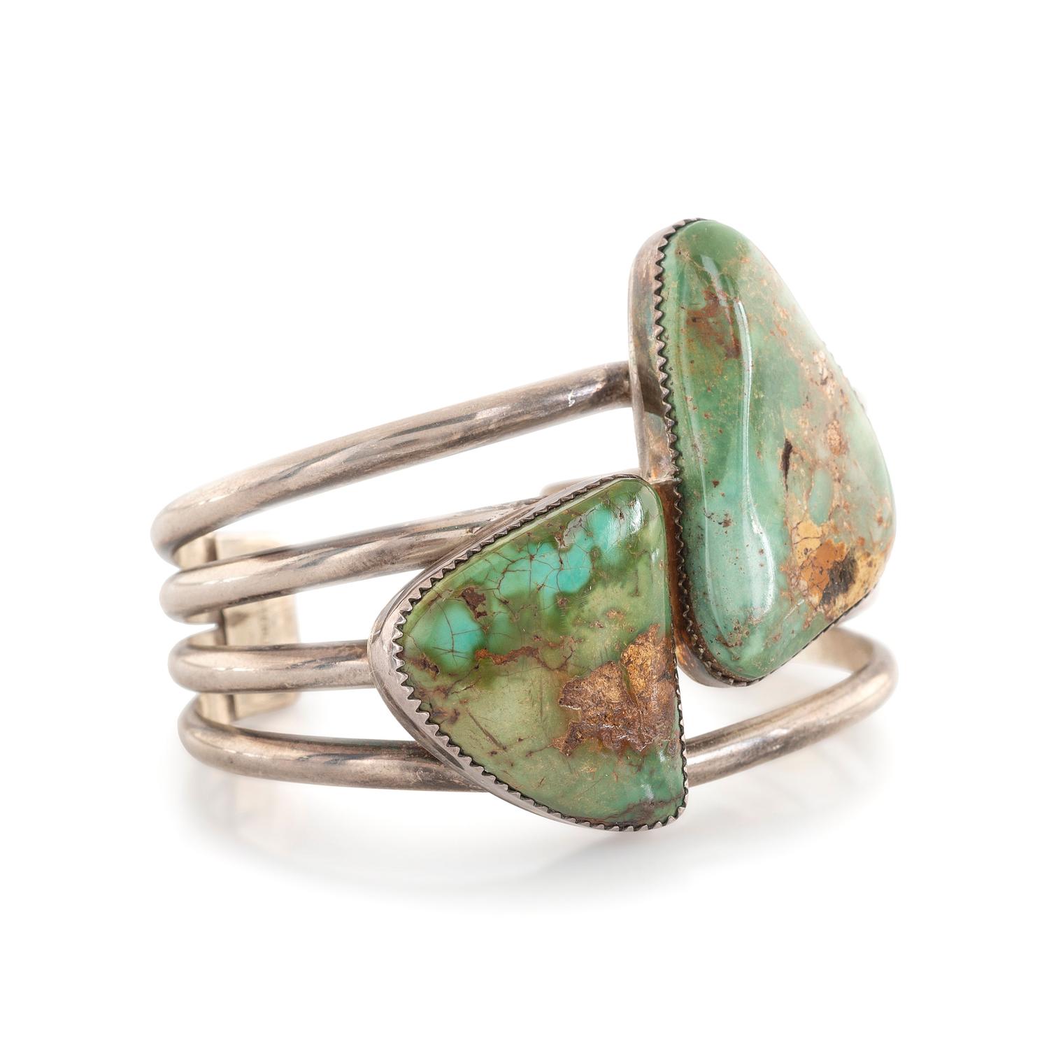 Sterling Silver and Turquoise Cuff Bracelet