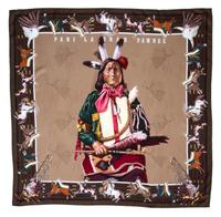 An Hermes 90cm Silk Scarf, 36" x 36".