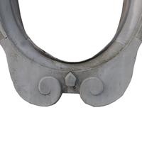 A Zinc Dormer Window Surround 40" W x 12" D x 50" H — France, Circa 1880