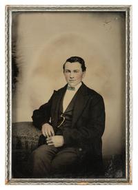 [EARLY PHOTOGRAPHY]. PECK, H. S., photographer. Large format portrait of women. New Haven, CT, n.d.