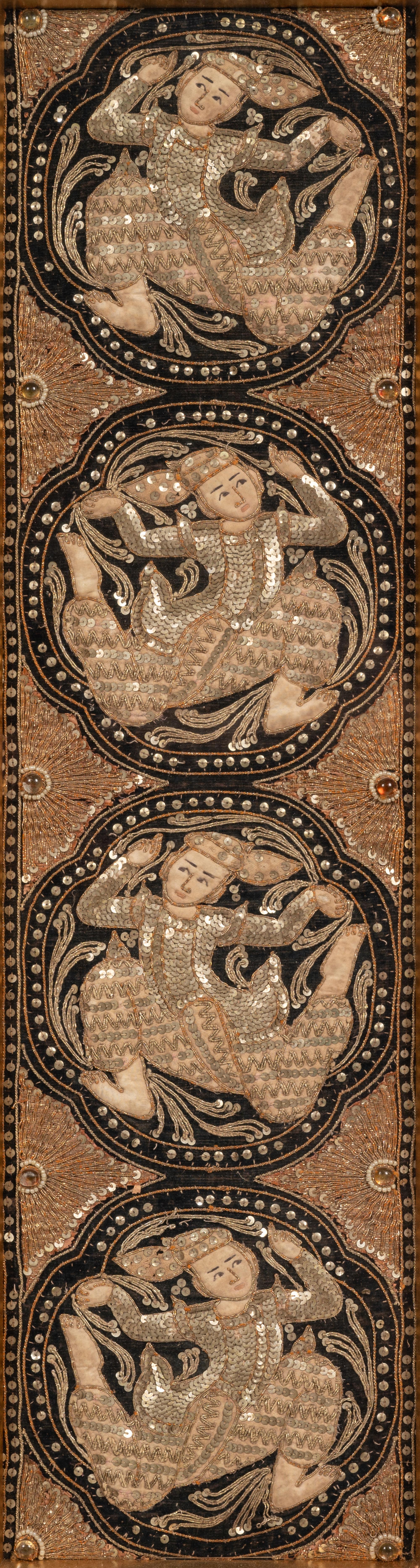 A Pair of Burmese Wall Hangings