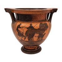 An Attic Black-Figured Column-Krater