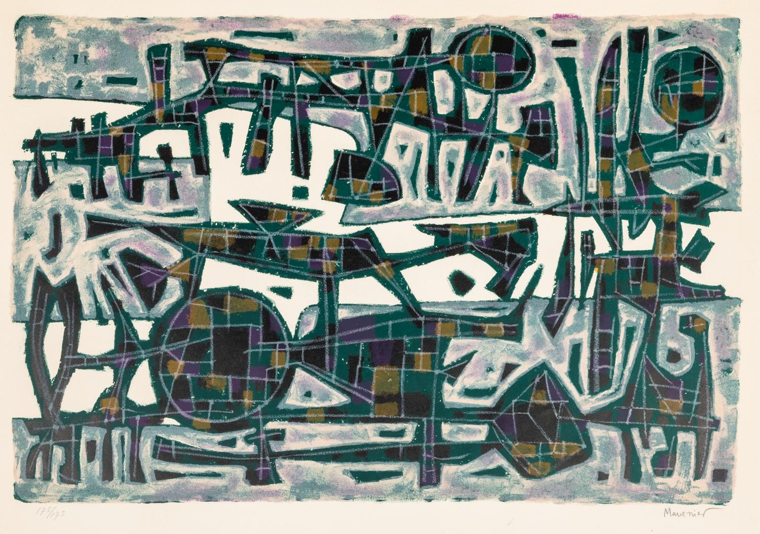 Alfred Manessier, (French, 1911-1993), Untitled