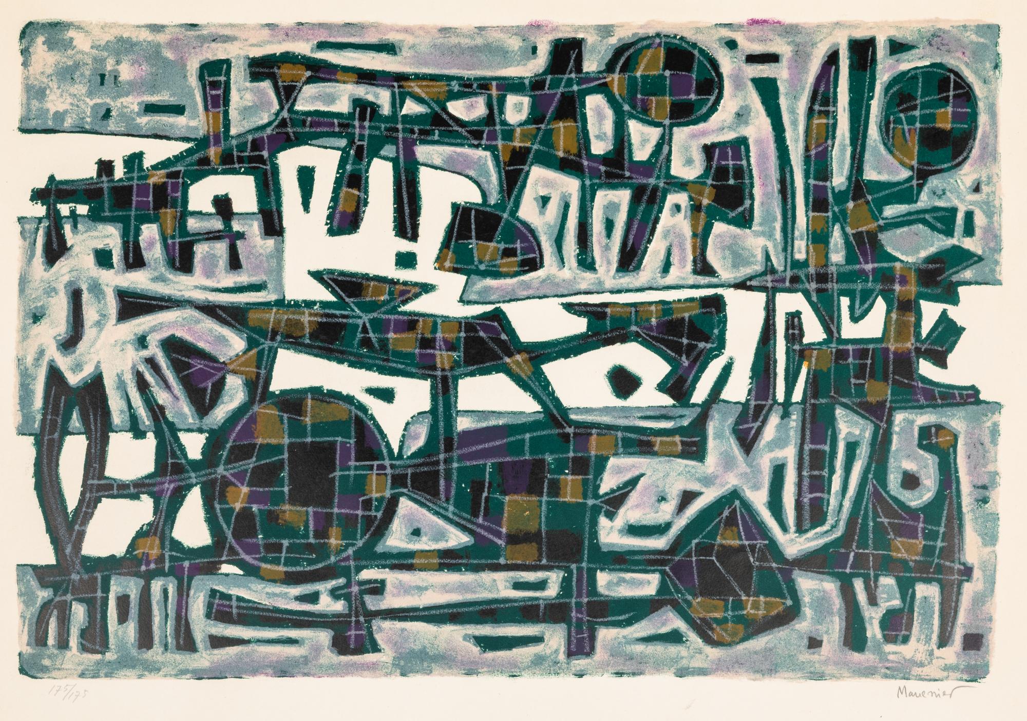Alfred Manessier, (French, 1911-1993), Untitled
