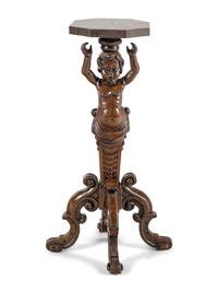 A Venetian Style Carved Figural Table