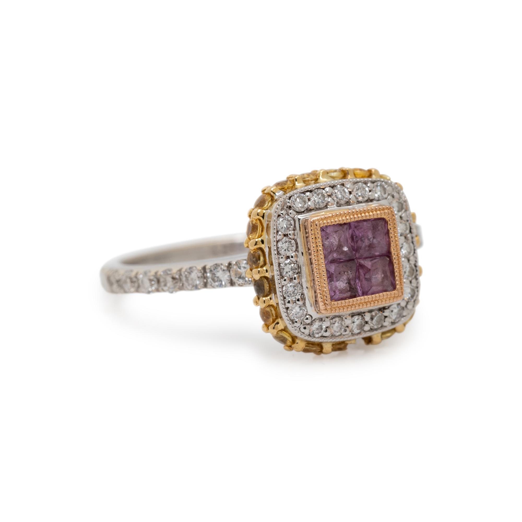 SYNTHETIC SAPPHIRE AND DIAMOND SET