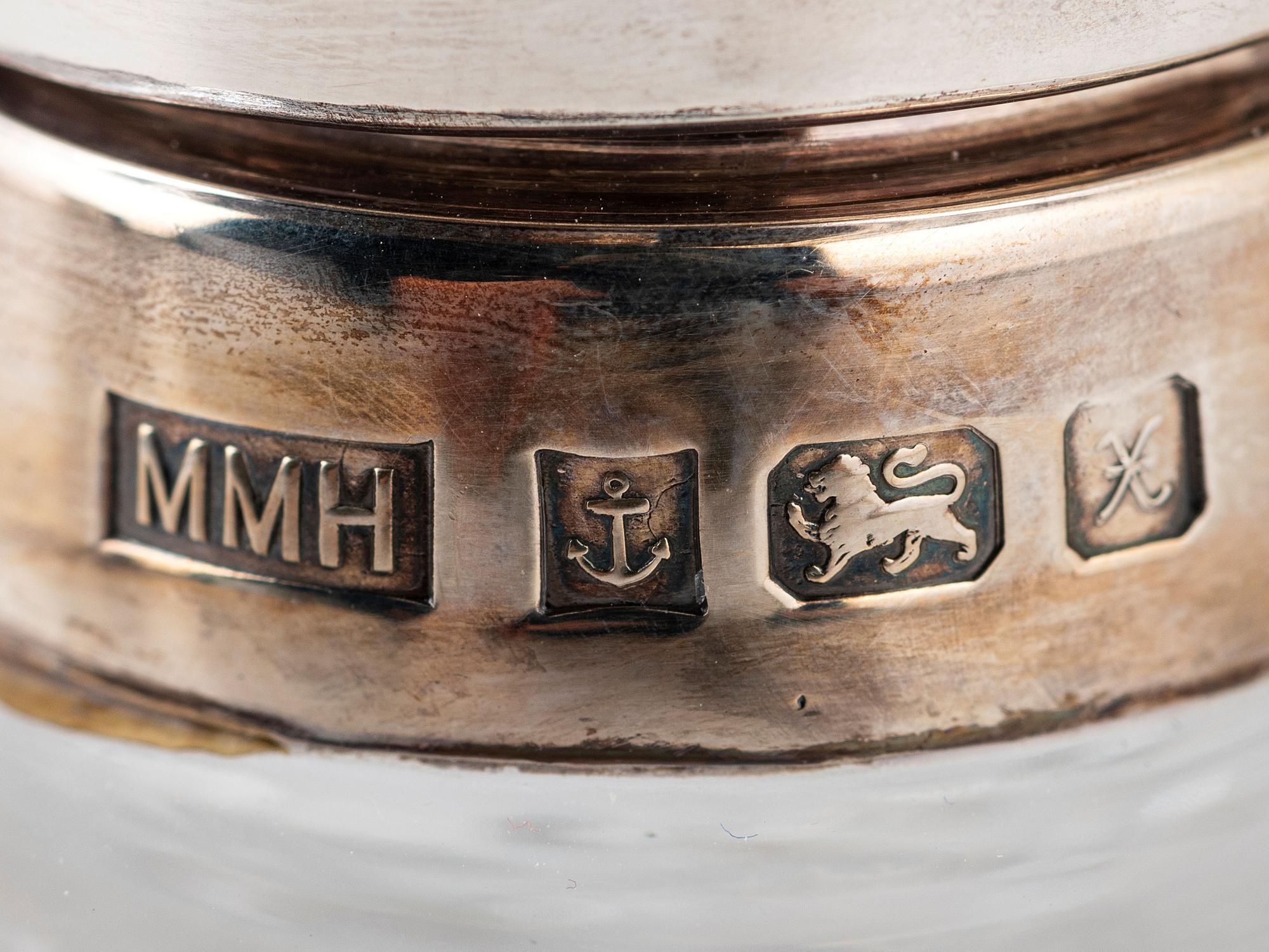 Six American Silver Nut Dishes