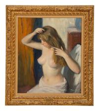 Chica peignandose (Girl Combing Her Hair)