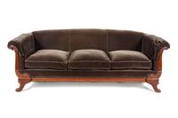 An American Classical Style Mohair Sofa