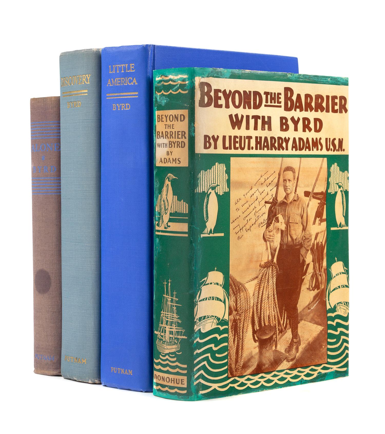[BYRD, Richard Evelyn, (1888-1957)]. A group of 4 works by or about Byrd, comprising: