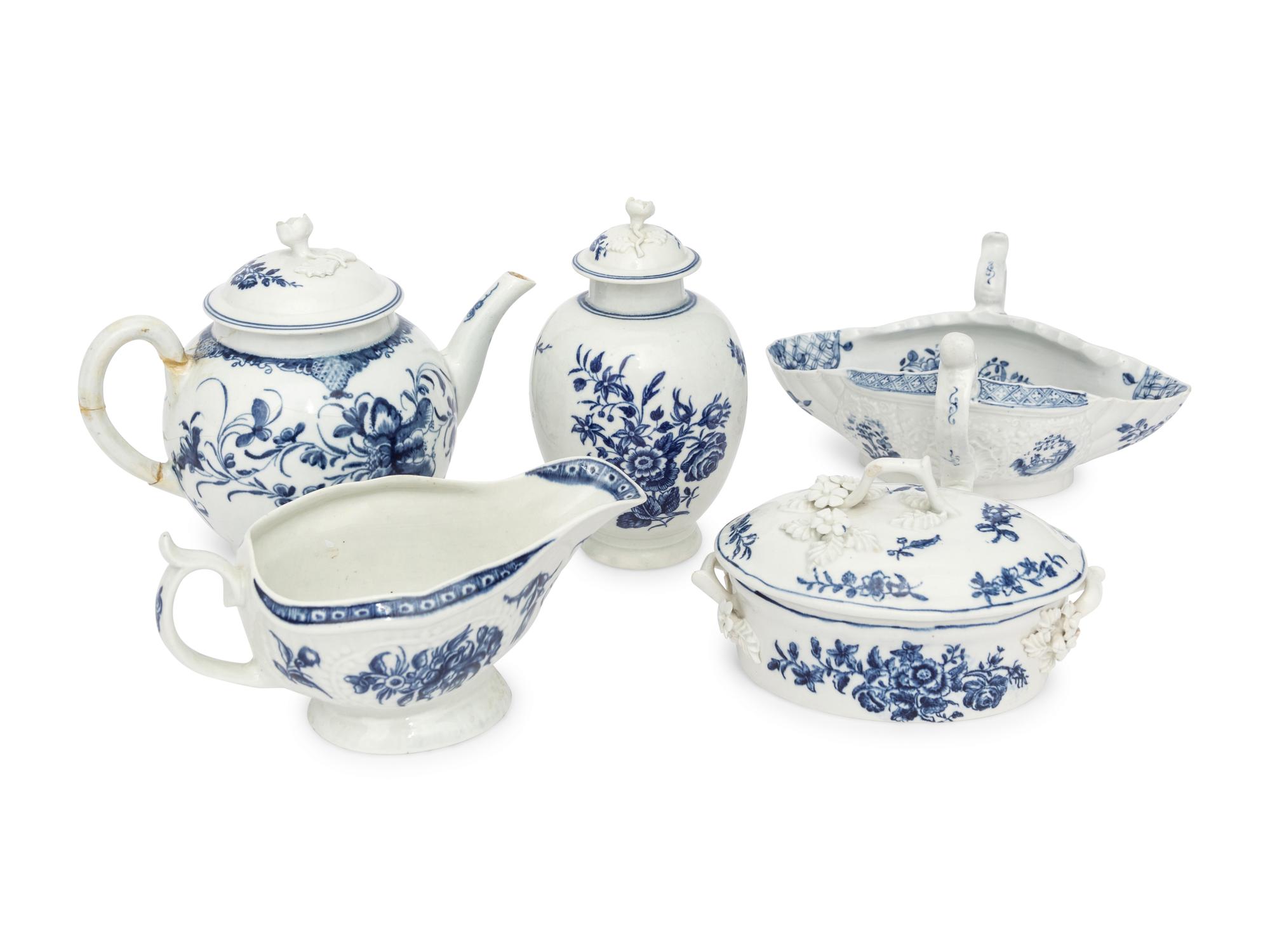 A Collection of Worcester Porcelain Articles