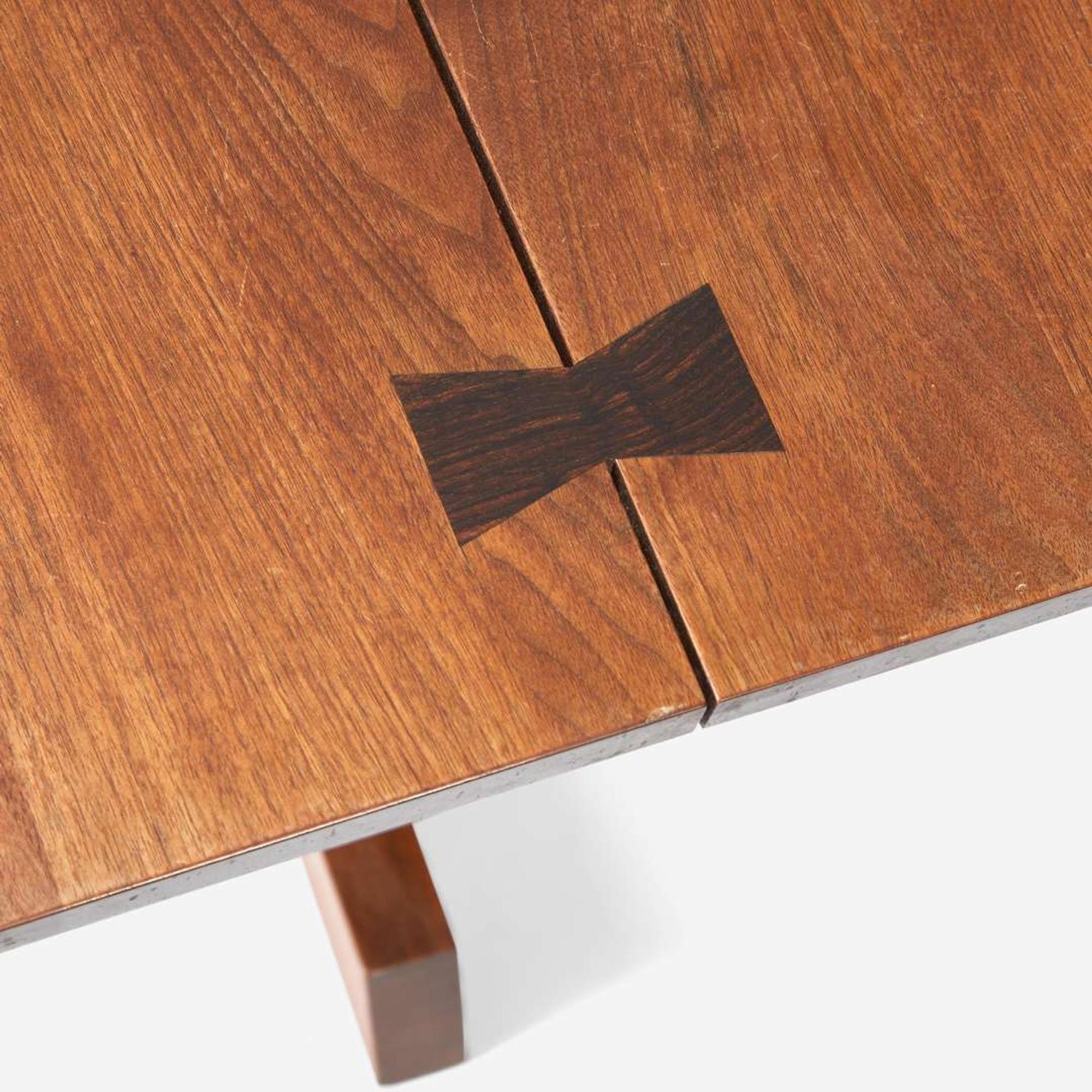 George Nakashima (American, 1905-1990) "Frenchman's Cove I" Dining Table, New Hope, Pennsylvania, 1983