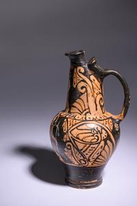 An Etruscan Red-Figured Oinochoe