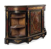 A Napoleon III Gilt Bronze Mounted Boulle Marquetry Console Cabinet