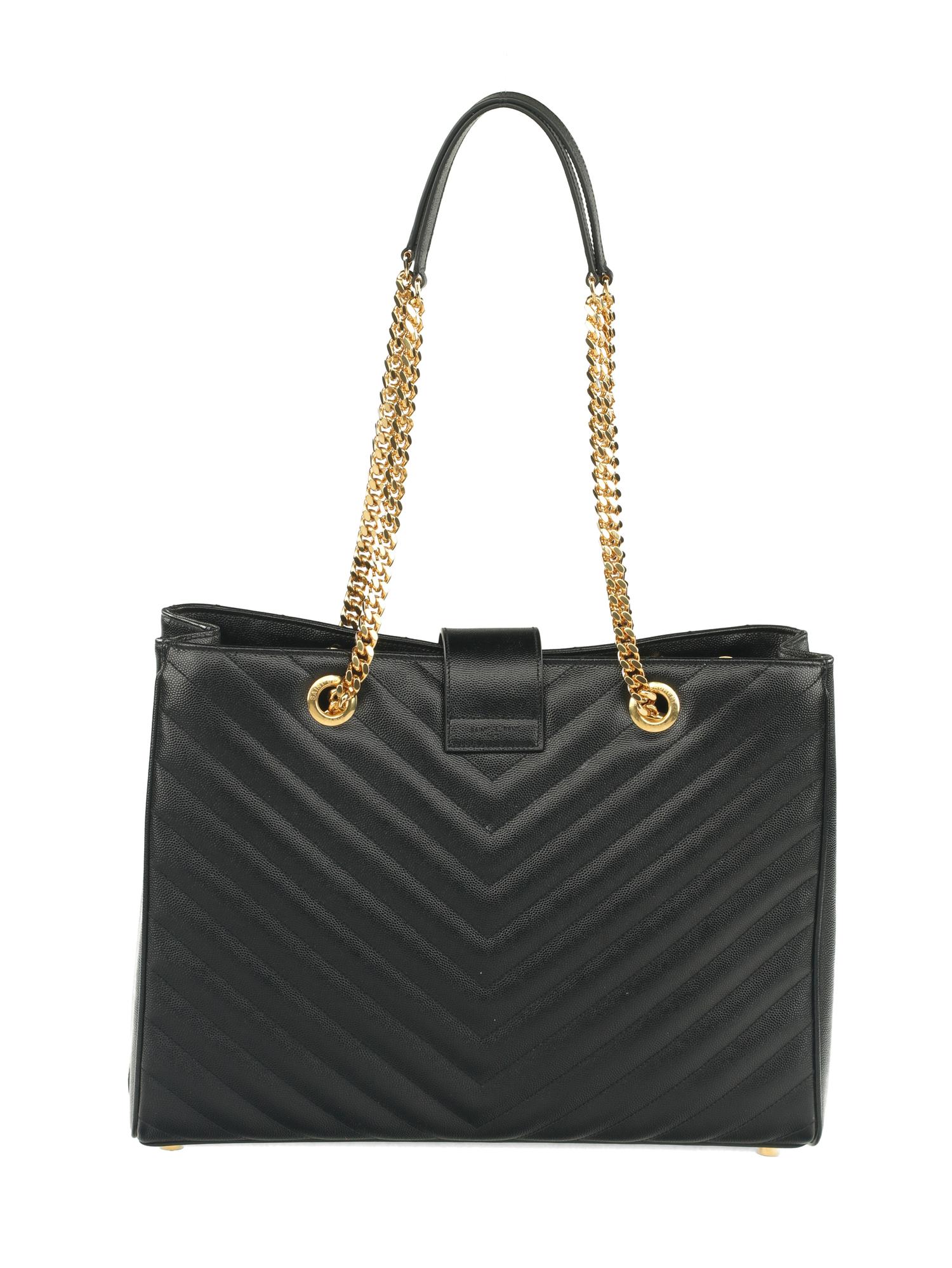 Saint Laurent Monogram Matelasse Tote