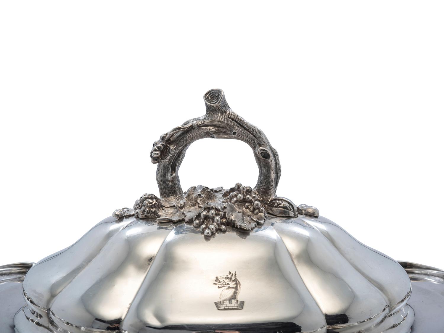 A Victorian Silver Presentation Tureen