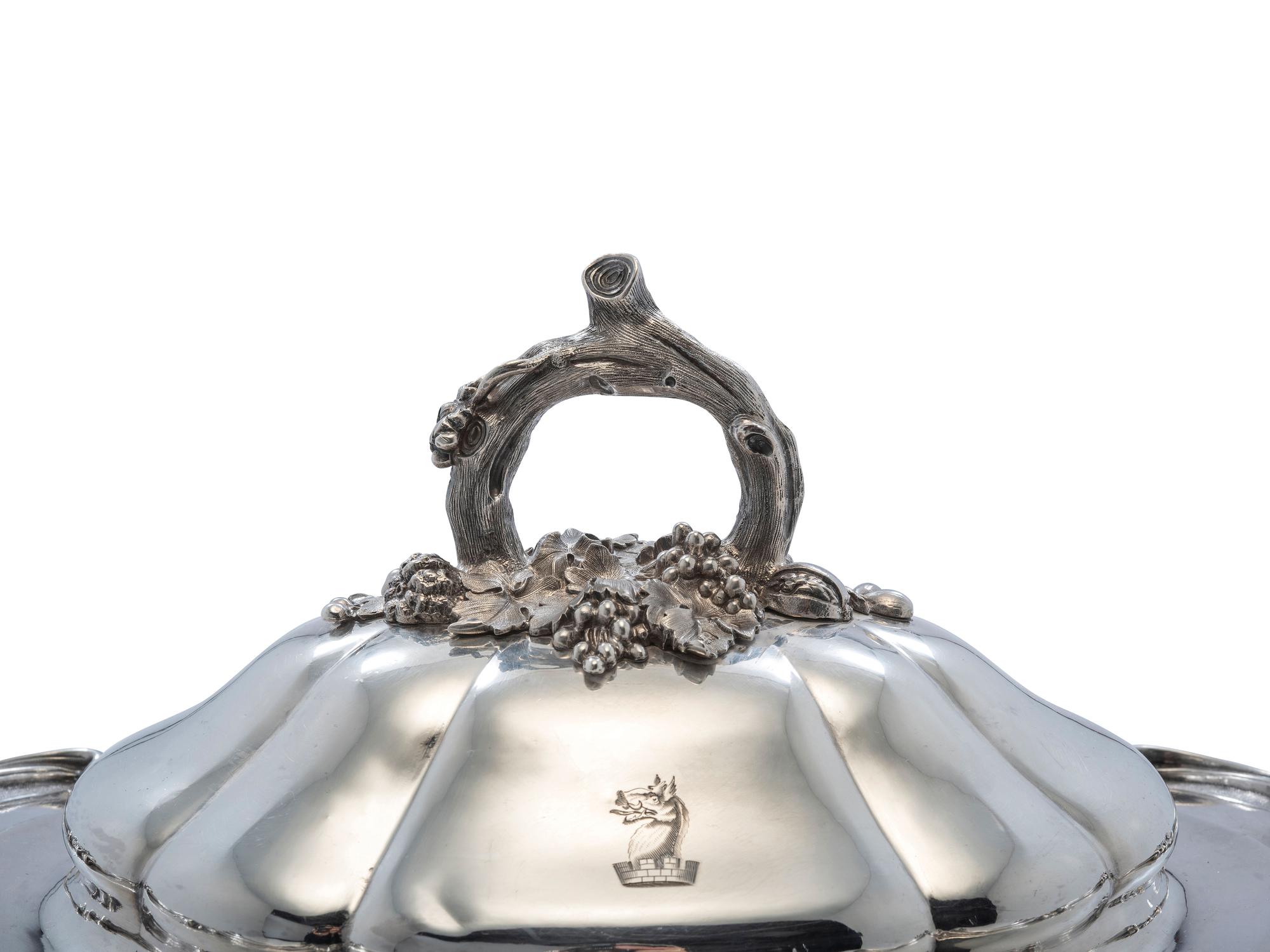 A Victorian Silver Presentation Tureen