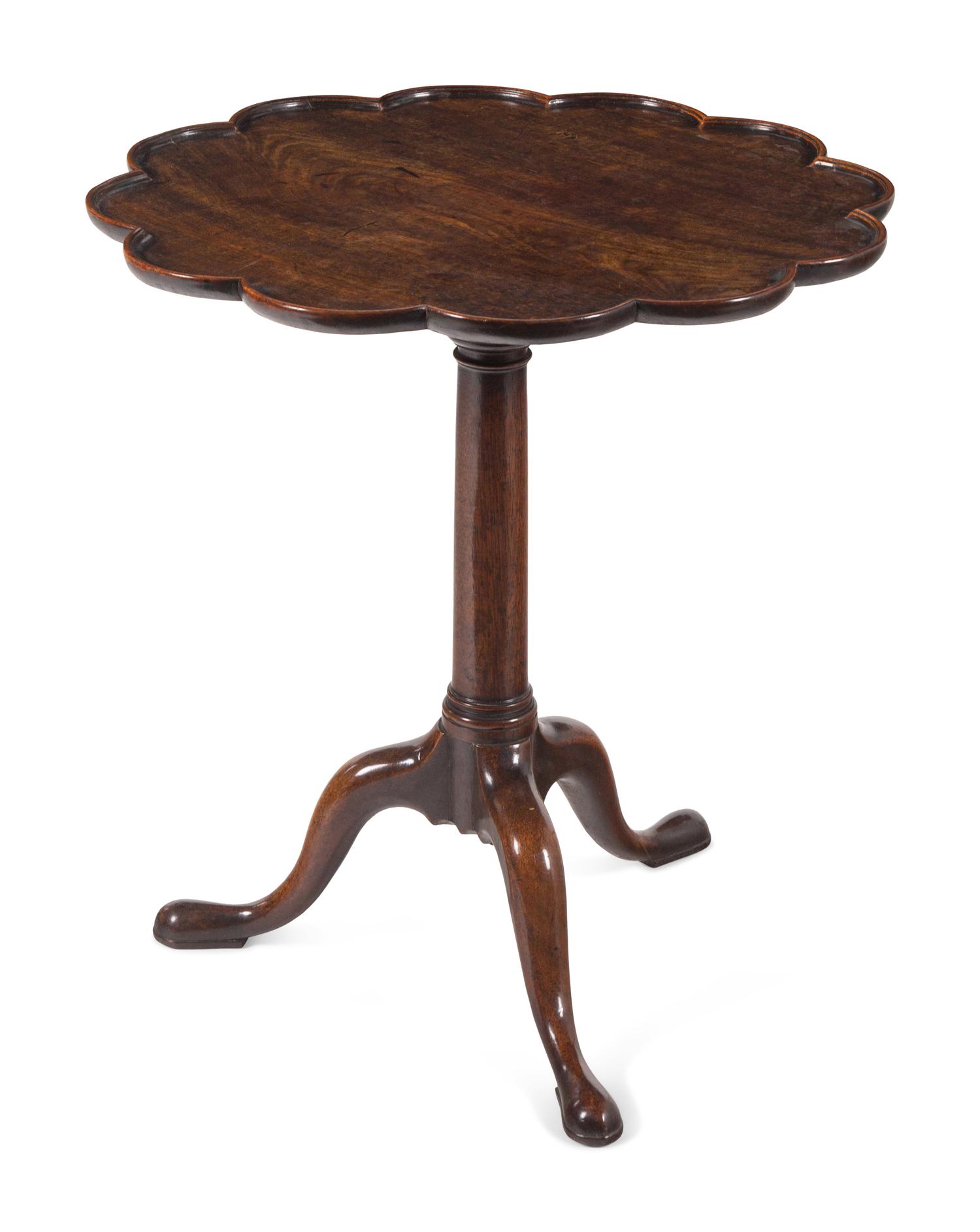 A George III Mahogany Tea Table