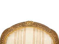 A Louis XV Style Giltwood Fauteuil