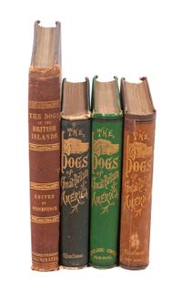 Nine Reference Books regarding British, Japanese, Chinese and American Dogs