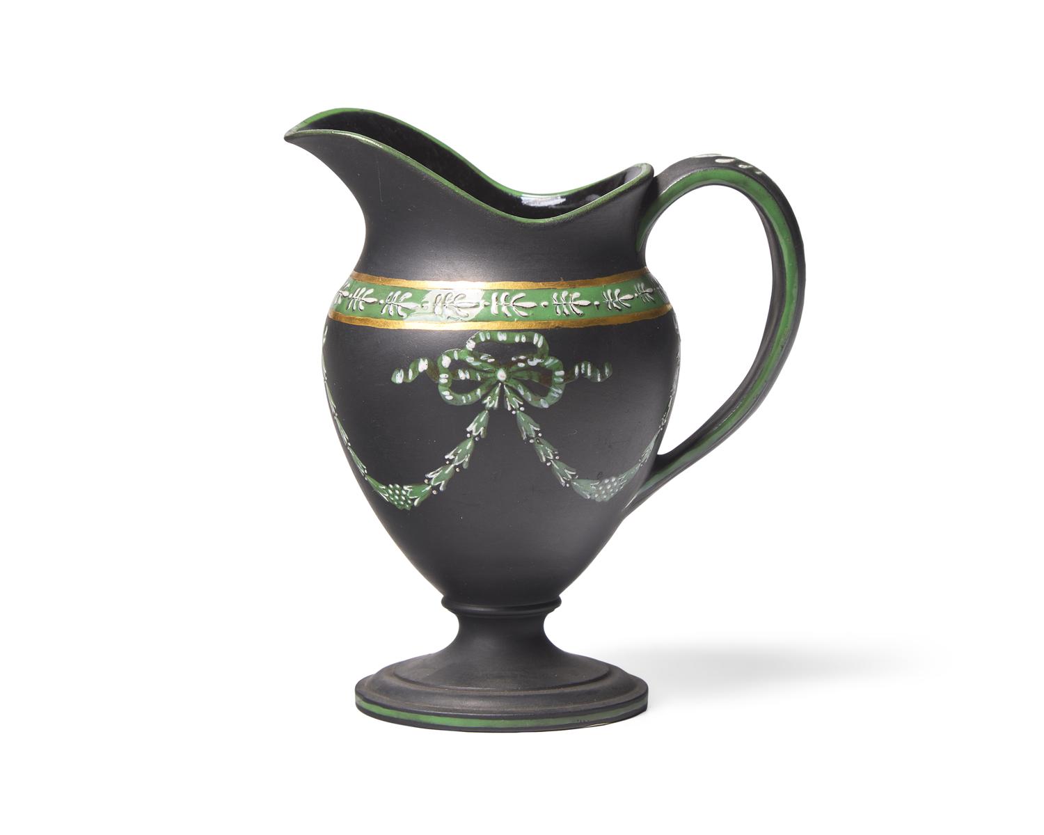 A Wedgwood Black Basalt Creamer