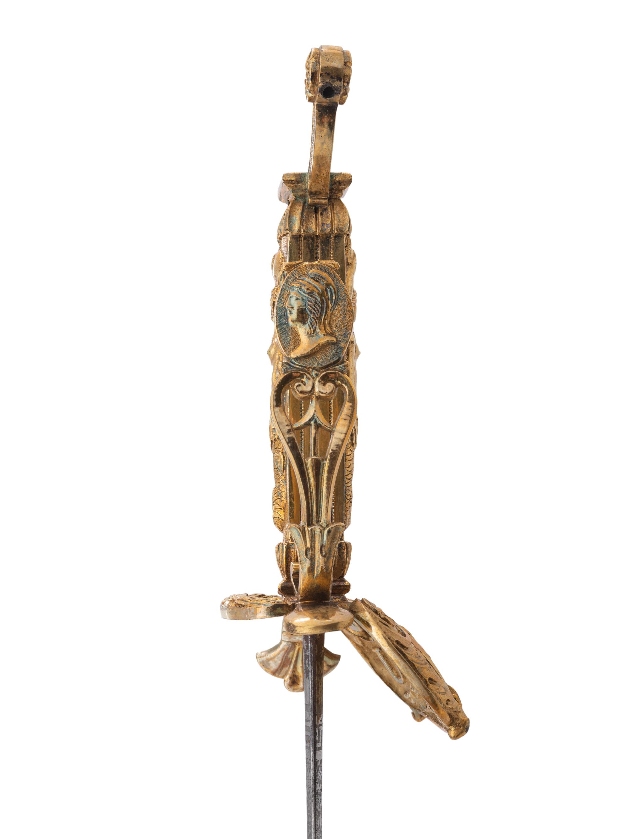 A Rare William Rose War of 1812 Lake Champlain Congressional Presentation Sword of Sailing Master Daniel Ricard