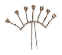 Two Chinese Metal Headpieces