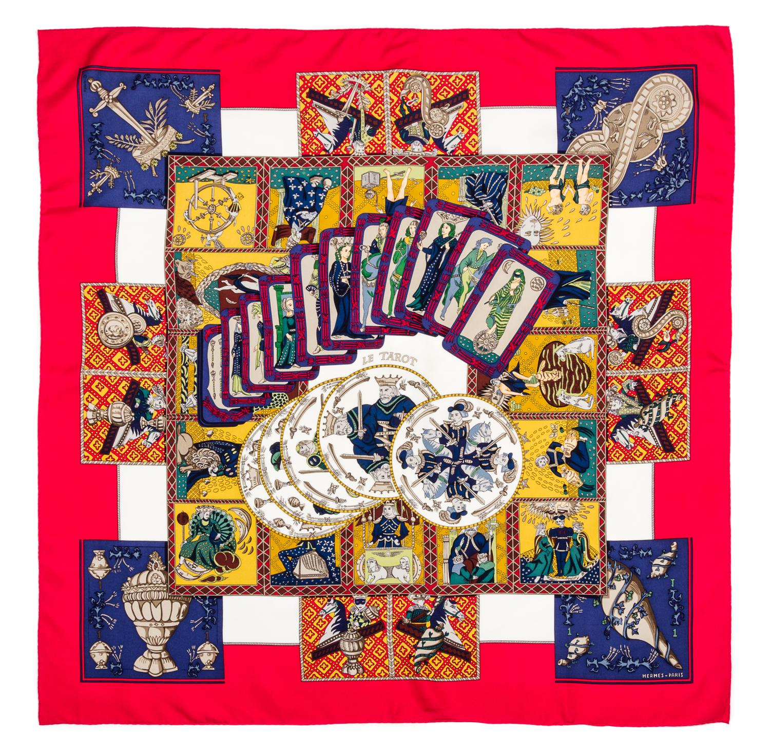 An Hermes 90cm Silk Scarf, 36"x36".