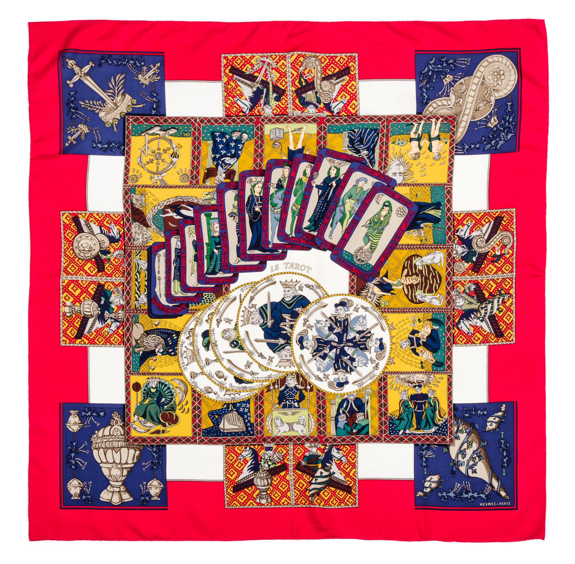 An Hermes 90cm Silk Scarf, 36"x36".