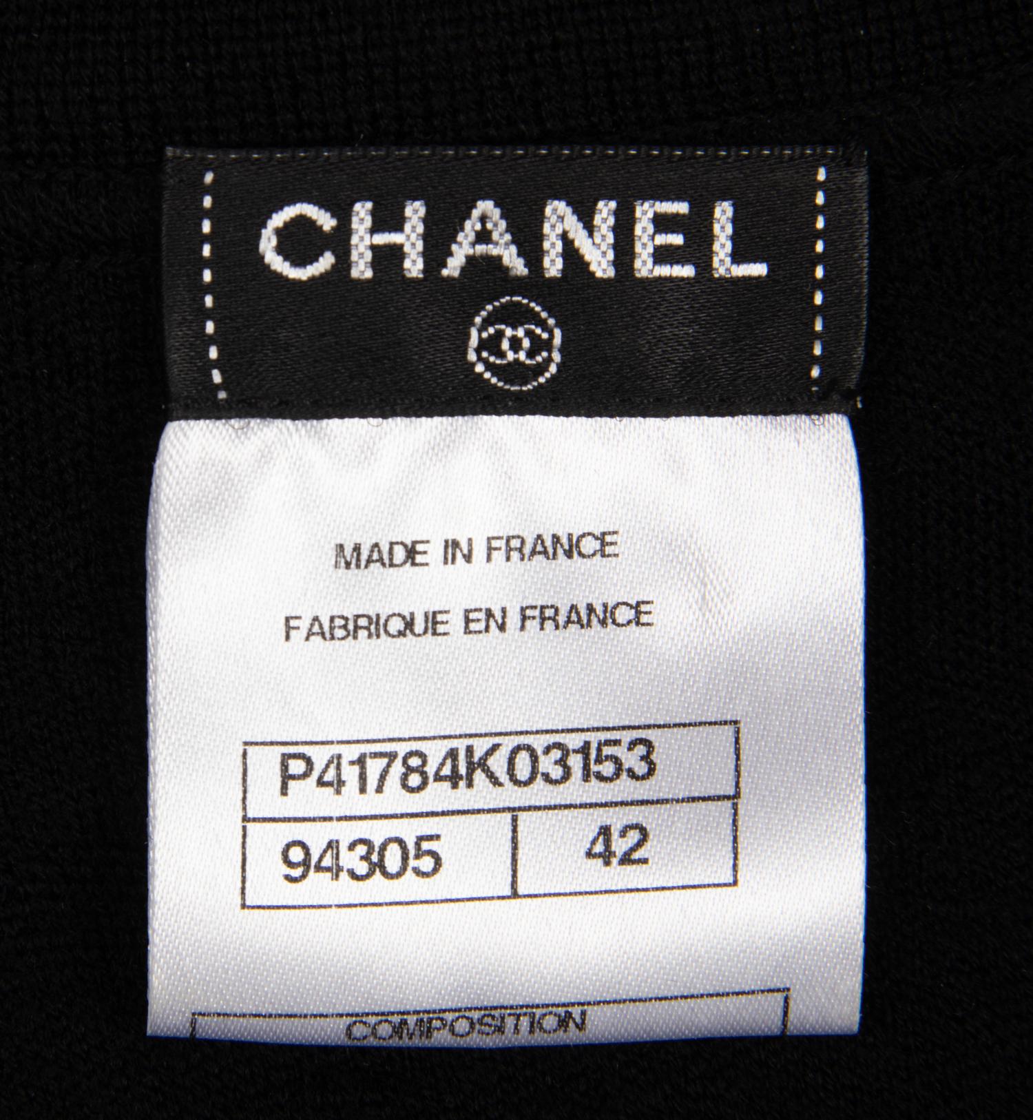 Chanel Black Knit Dress, 2010s