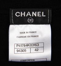 Chanel Black Knit Dress, 2010s