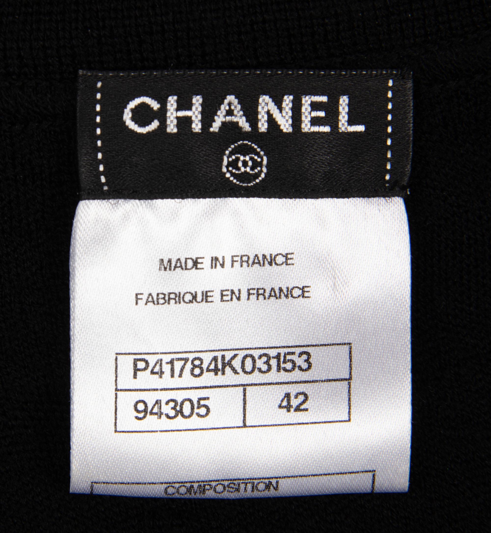 Chanel Black Knit Dress, 2010s