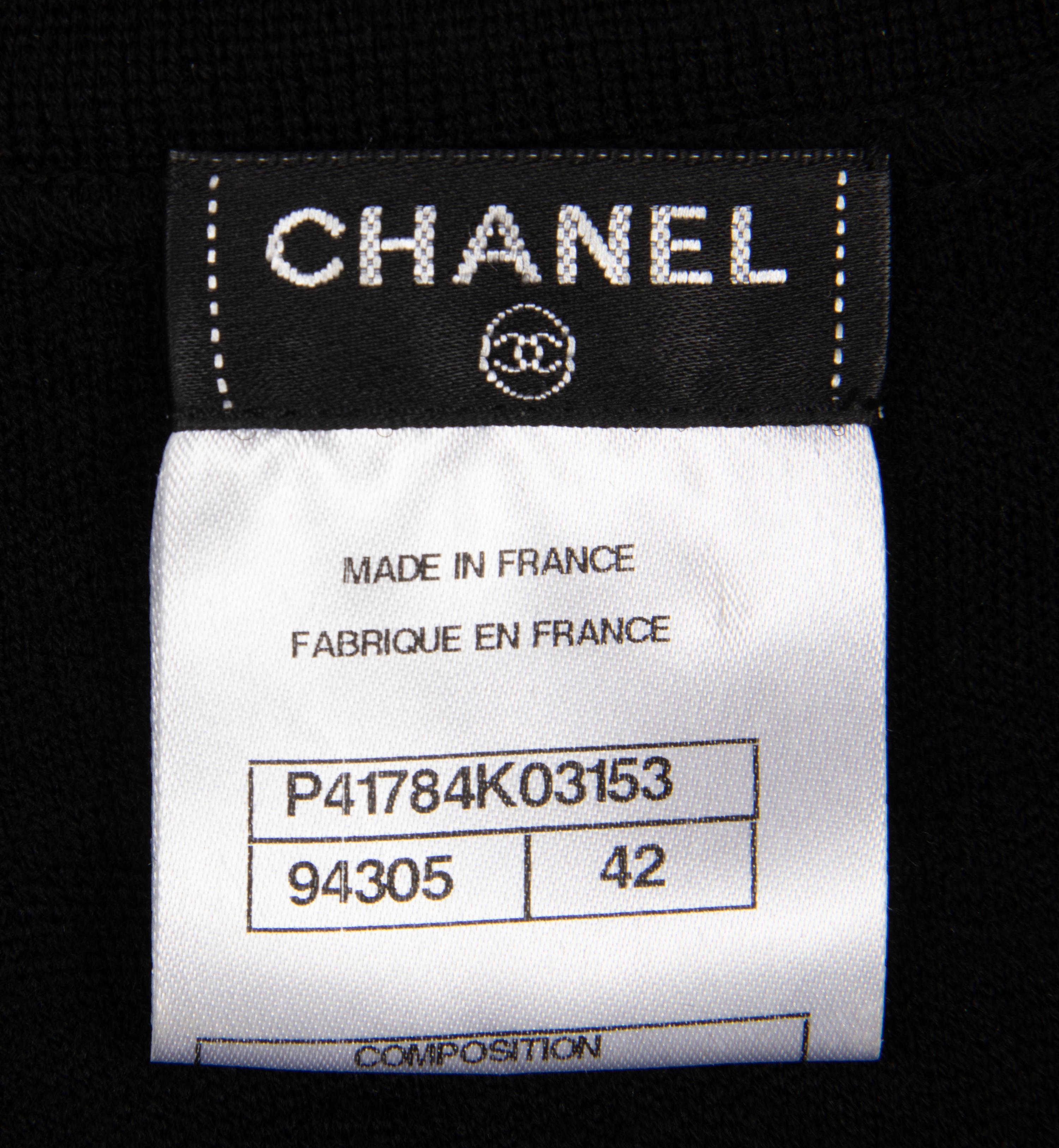 Chanel Black Knit Dress, 2010s