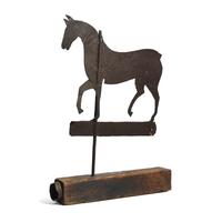 A Wrought Sheet Iron Horse Weathervane