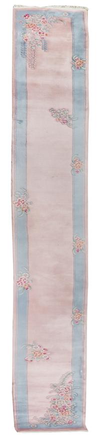 A Chinese Wool Runner 20 feet 8 inches x 2 feet 7 inches. — CIRCA 1980s