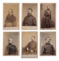 [CIVIL WAR]. A group of 25 CDVs of Union generals, many from the Army of the Potomac, incl. SICKLES, HANCOCK, BIRNEY, FRANKLIN, and STONEMAN.