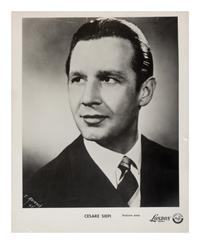 [20TH-CENTURY OPERA SINGERS]. A group of 6 photographs or photographic postcards of opera singers, most signed, from the 1950s-1960s, comprising images of: