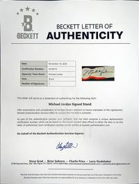 A One of a Kind Michael Jordan Signed Autograph Edward Larson 1989 Whirligig Folk Art (Beckett Authentication Services)